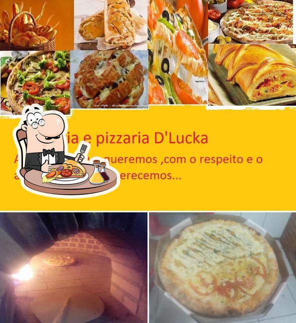 Get pizza at D'Lucka Padaria e Pizzaria