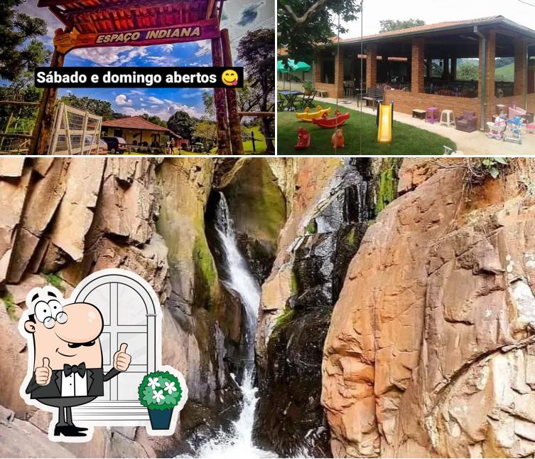 O exterior do Espaço Indiana