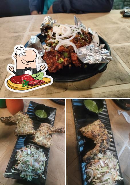 Meat dishes are offered by Kaka द cafe