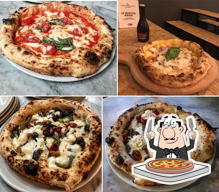 A Verdevasinicola Cucina e Pizzeria d'Eccellenza, puoi prenderti una bella pizza