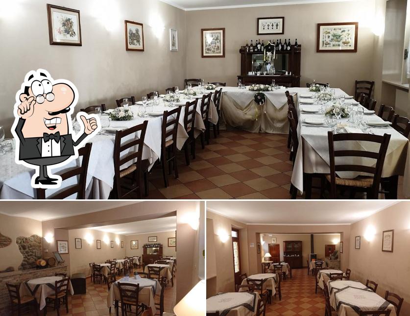 Gli interni di Antica Locanda del Groppo