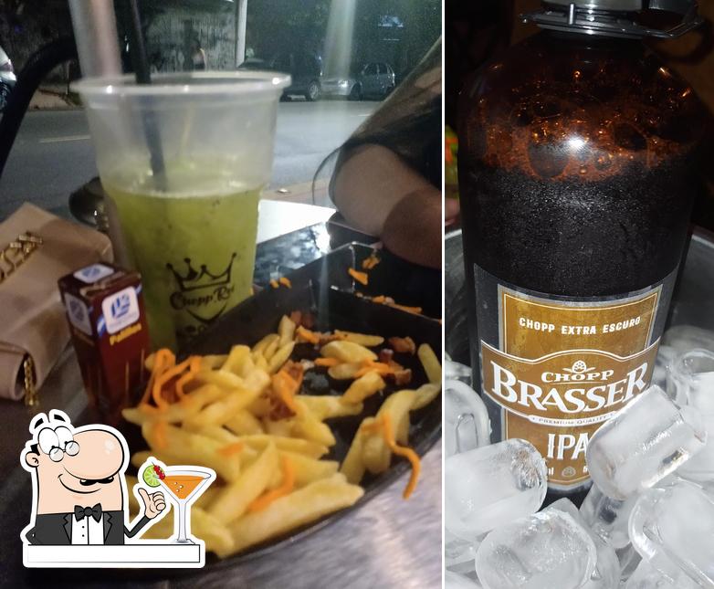Escolha uma bebida do menu