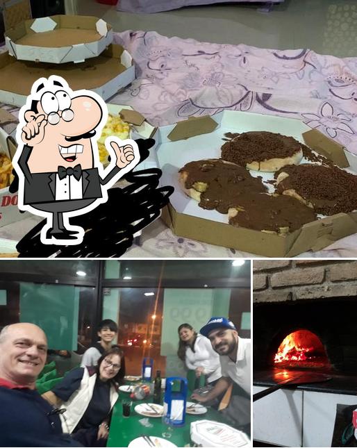 O interior do Abalo Pizza e Cia