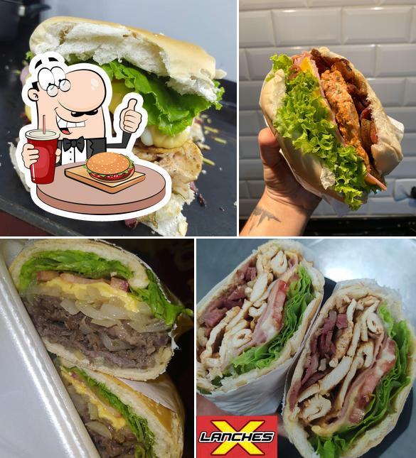 Delicie-se com um hambúrguer no X-Lanches