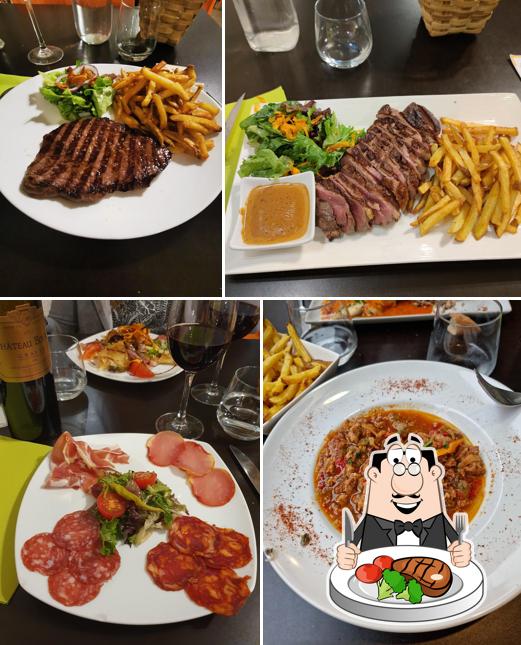 Prueba un plato con carne en LA DIVA RESTAURANT