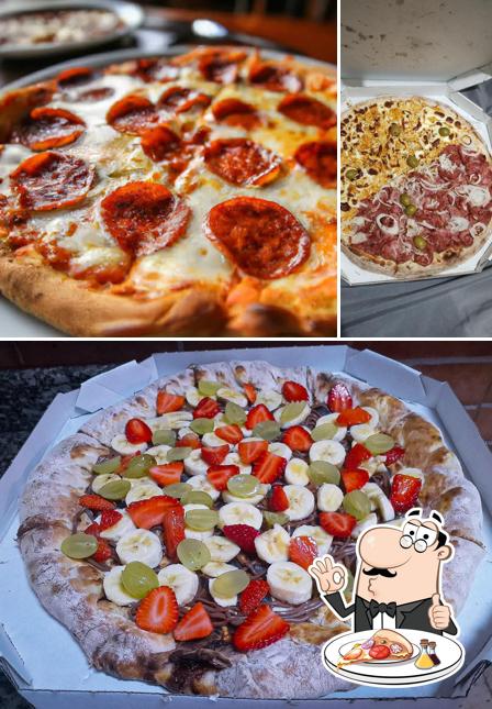 Consiga diferentes variedades de pizza