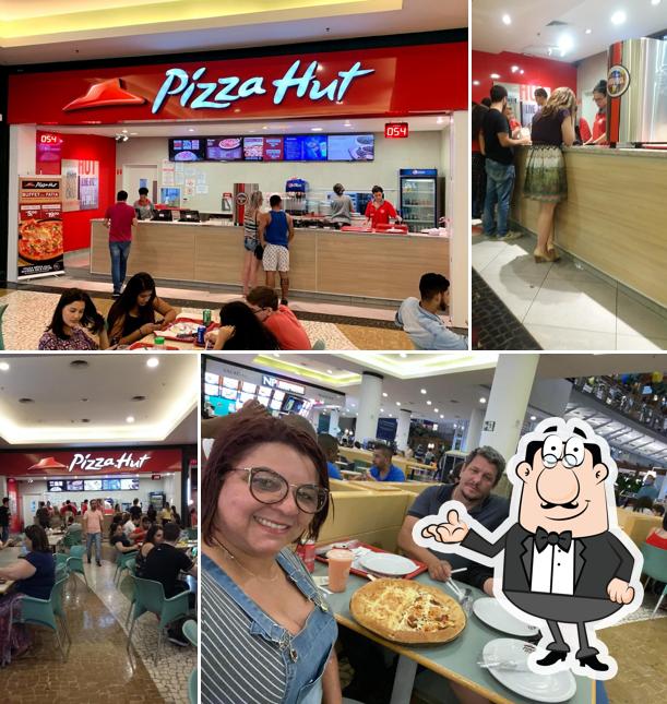 O interior do Pizza Hut Parque Dom Pedro