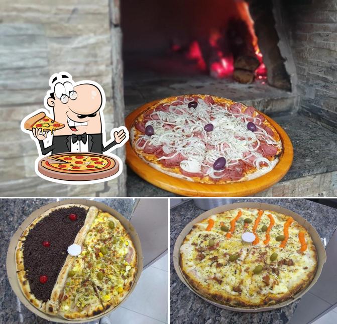 Escolha pizza no UP Pizzaria Delivery