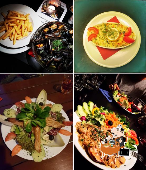 Moules à Crêperie Cabus - Crêpes, Galettes, Salate, französische Küche
