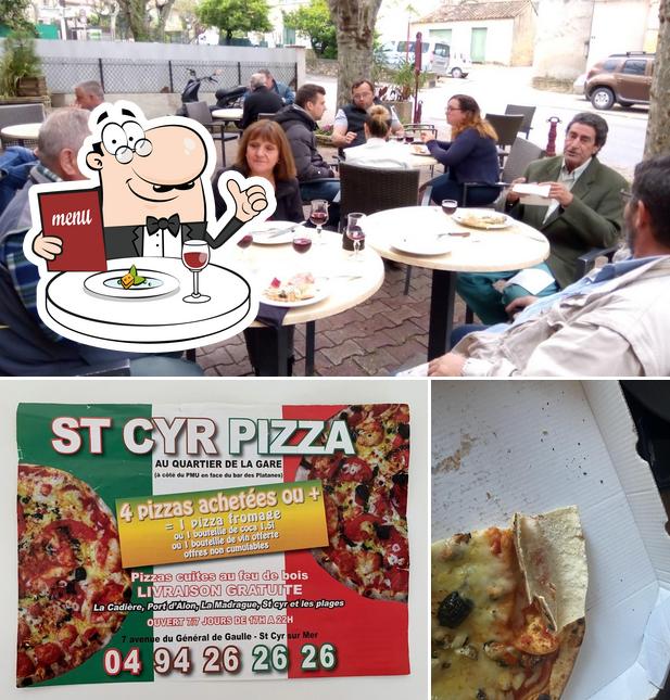 La photo de la nourriture et intérieur de Saint Cyr Pizza’s