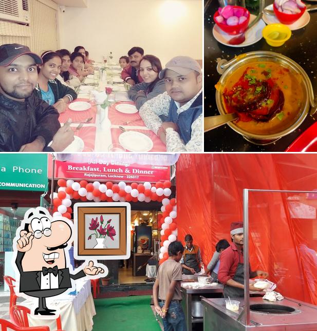 This is the image showing interior and dessert at Arora Jee Da Khana Khajana