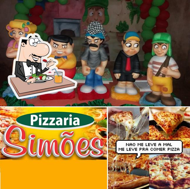 Comida em Panificadora e Pizzaria Simões