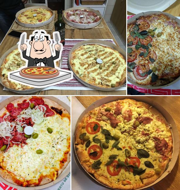 Escolha diversos estilos de pizza