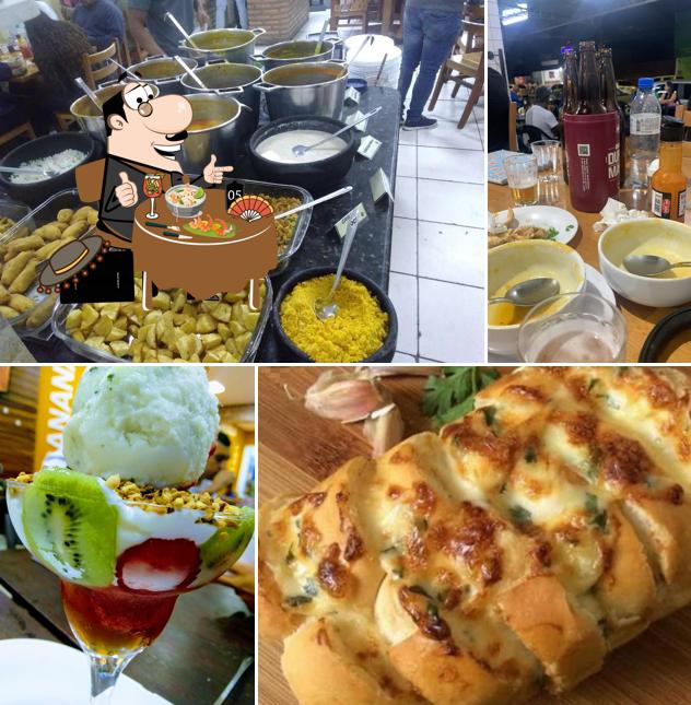 Platos en Restaurante do nono