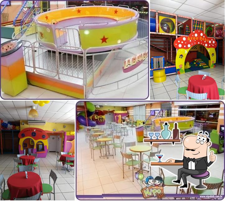 O interior do Buffet Infantil Nipo Kids