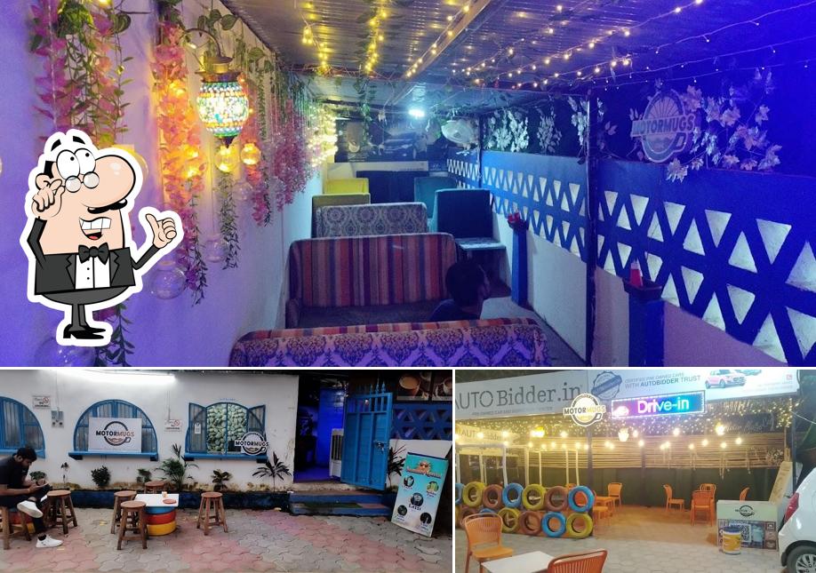 The interior of Motor Mugs Cafe