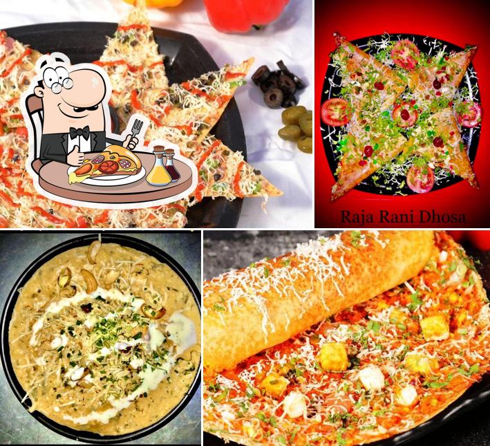 Try out pizza at Dosa Charcoal