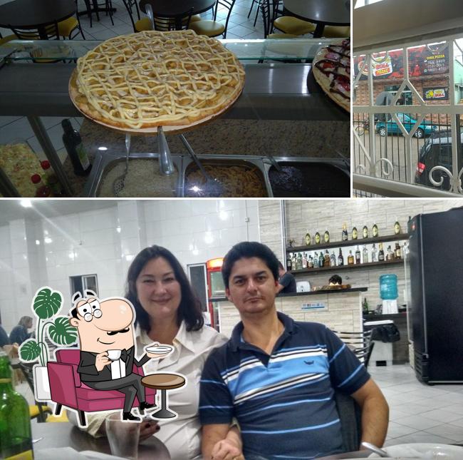 Entre diferentes coisas, interior e exterior podem ser encontrados no Big Bull lanches