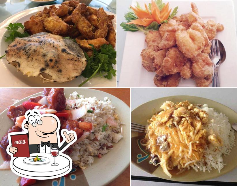 Еда в "Golden Star BBQ Seafood Chinese Restaurant"
