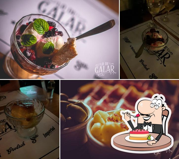 Lo De Galar offers a selection of sweet dishes