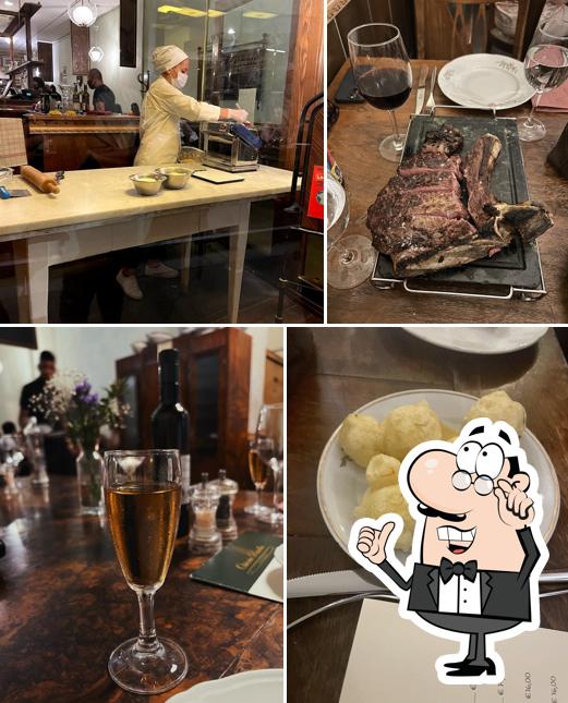 Gli interni di Osteria Pastella