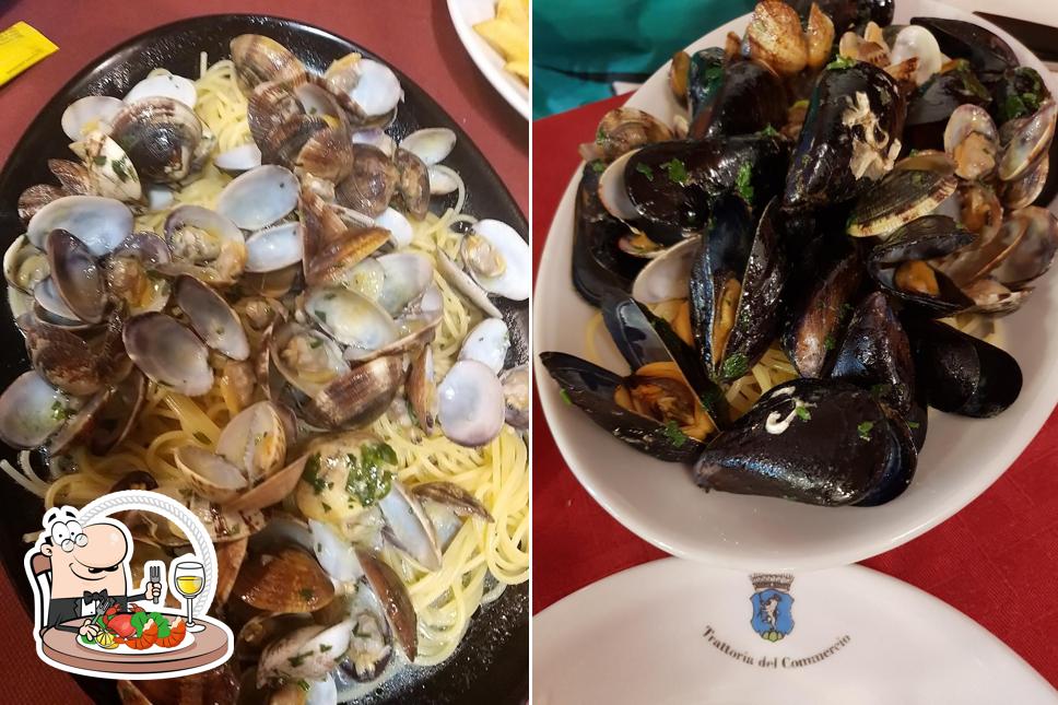 Scegli tra i molti prodotti di cucina di mare offerti a Trattoria Del Commercio