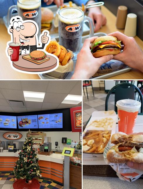 Commandez un hamburger à A&W Canada