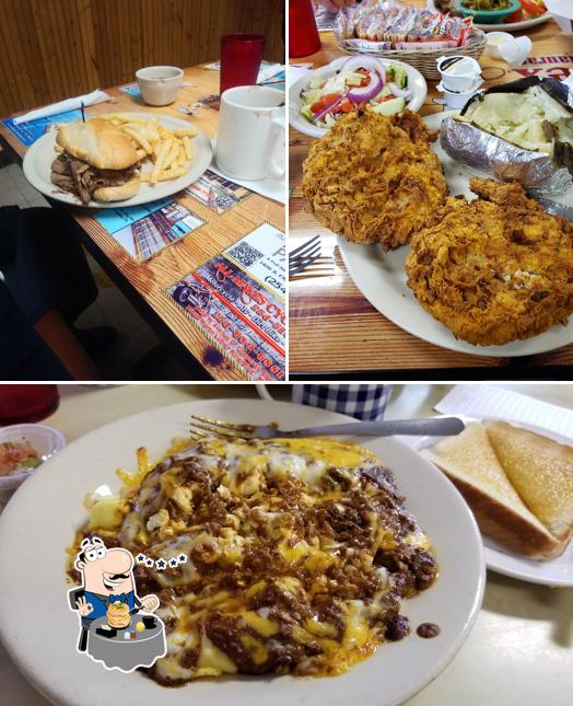 Food at Lil-Tex Restaurant