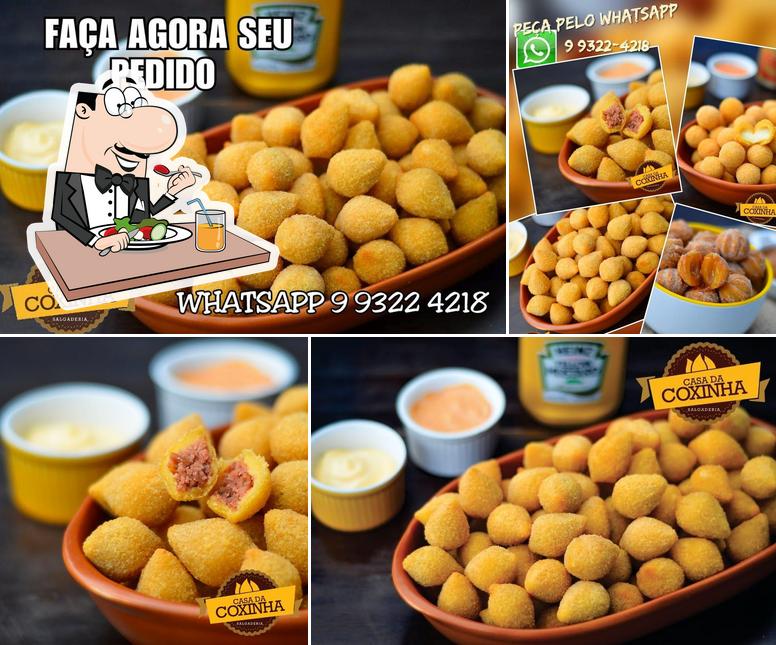 Comida em Casa da Coxinha Salgaderia - Mini Salgadinhos e Mini Churros para festas