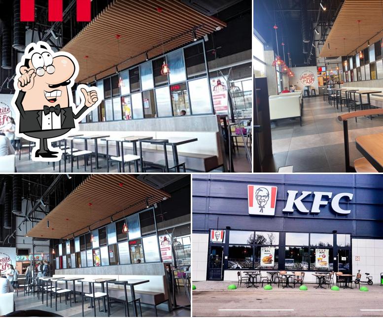 El interior de KFC Лида