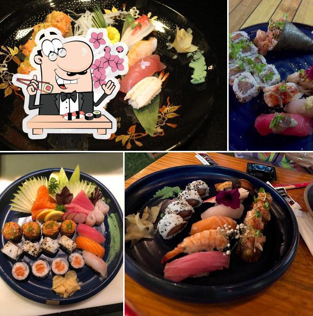 Sushi é um popular item de comida originário do Japão