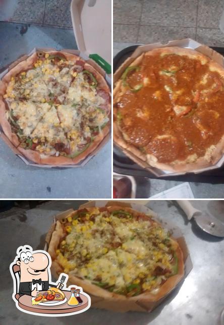 Consiga pizza no Lanches Mais Sabor