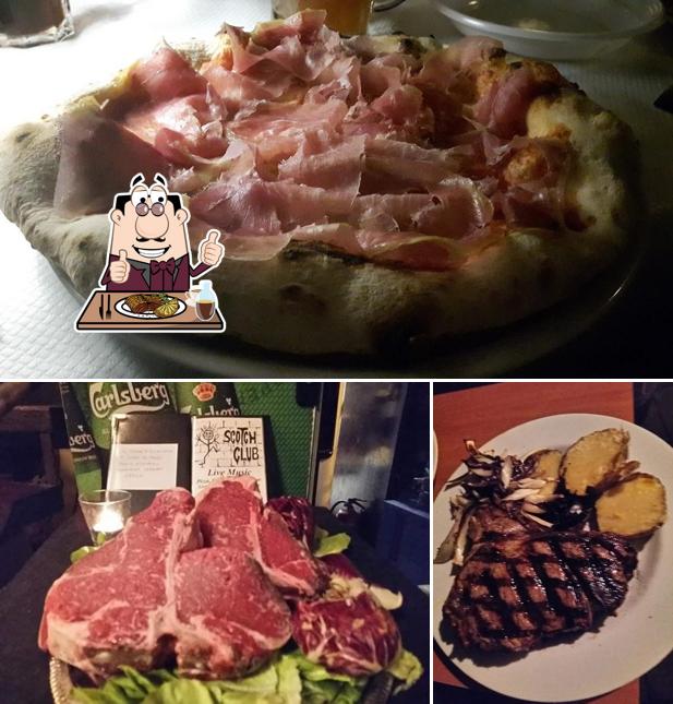 Prova i piatti di carne a Scotch Club Live Music, Pizza & Grill