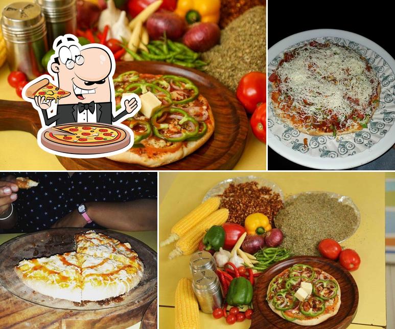 Try out pizza at Taste n Eat