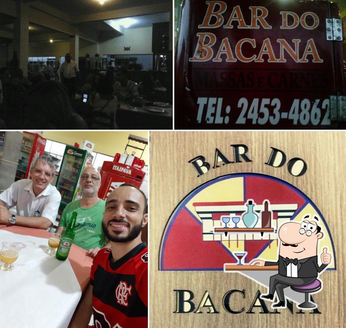 O interior do Bar do Bacana