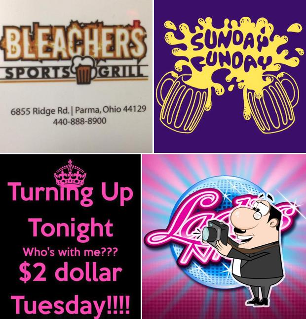 Bleachers Sports Grill in Parma Restaurant menu and reviews