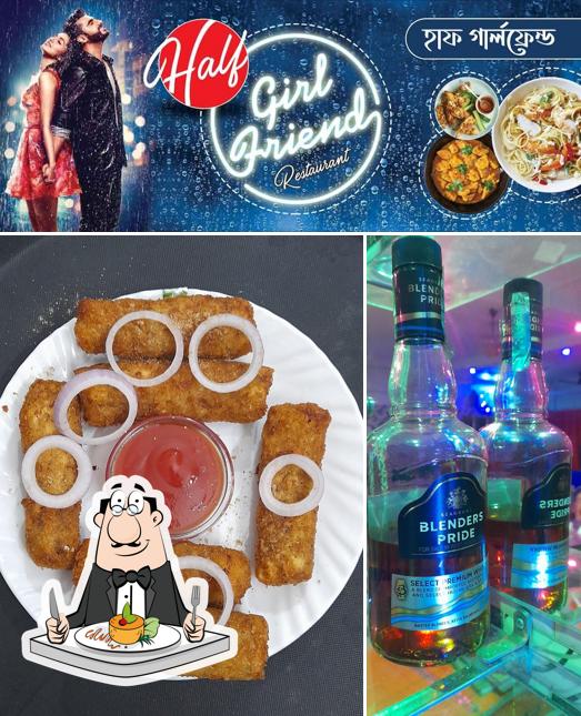 Food at Half girlfriend restaurant cum bar