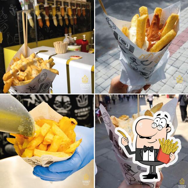 Try out fries at Queen's Chips