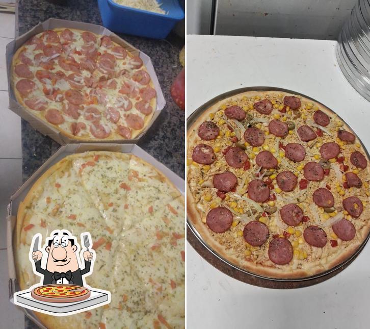 Peça diversos tipos de pizza