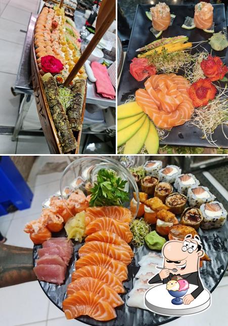 Palácio Sushi House oferece uma escolha de pratos doces