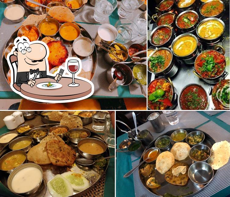 Meals at Raj Bhog Gujarati Thali