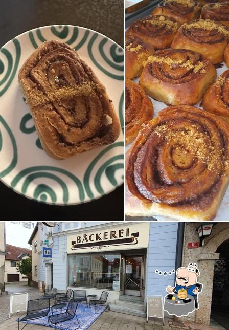 Jetez un coup d’oeil à l’image affichant la nourriture et intérieur concernant hefehaus - Biobäckerei & Brauerei