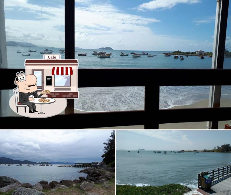 Desfrute da vista da área externa do Restaurante Adriana