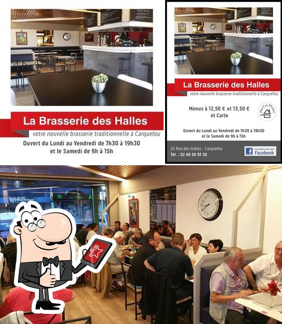 Это снимок фастфуда "Brasserie des halles"