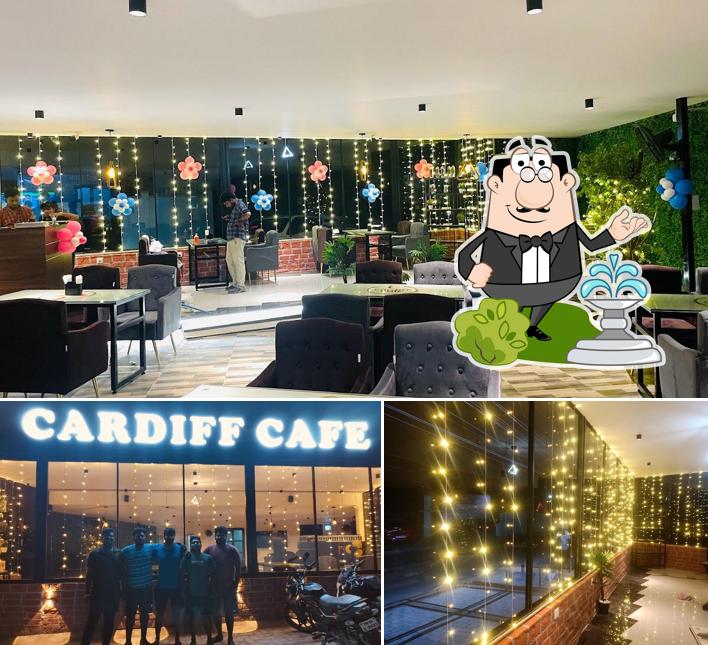 The restaurant's exterior and interior