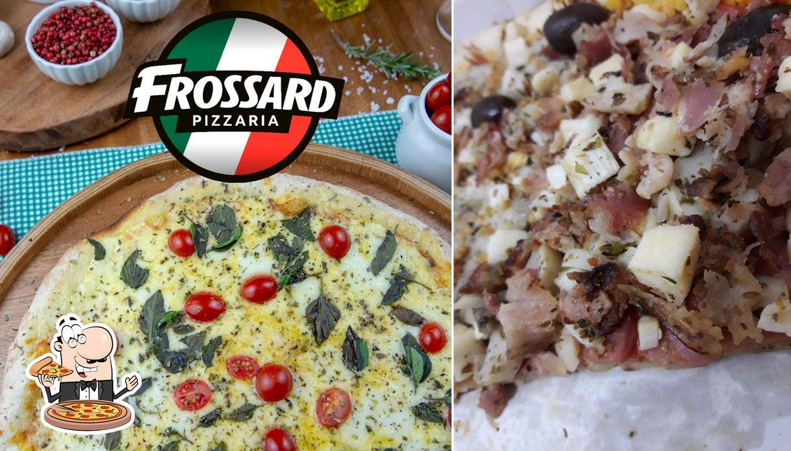 Experimente pizza no Frossard Pizzaria