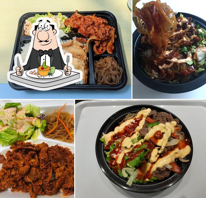 Platos en The Bowl Korean Food