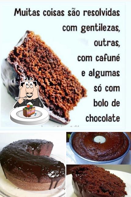 Bolo de chocolate em Touro Lanches