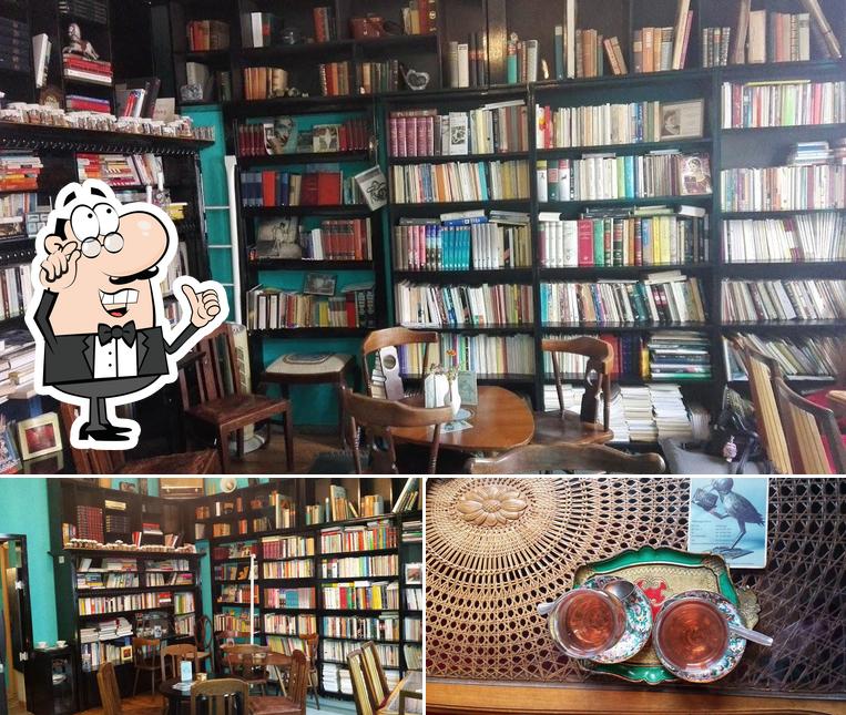 L'intérieur de Literatur Café Khawaran