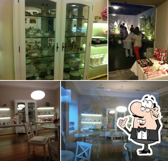 O interior do Dolce Vitrine